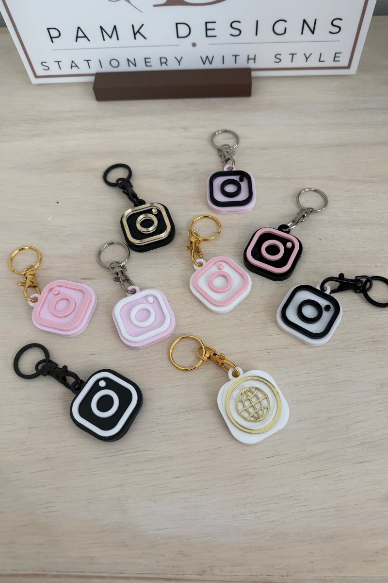 Social Media Key Chains
