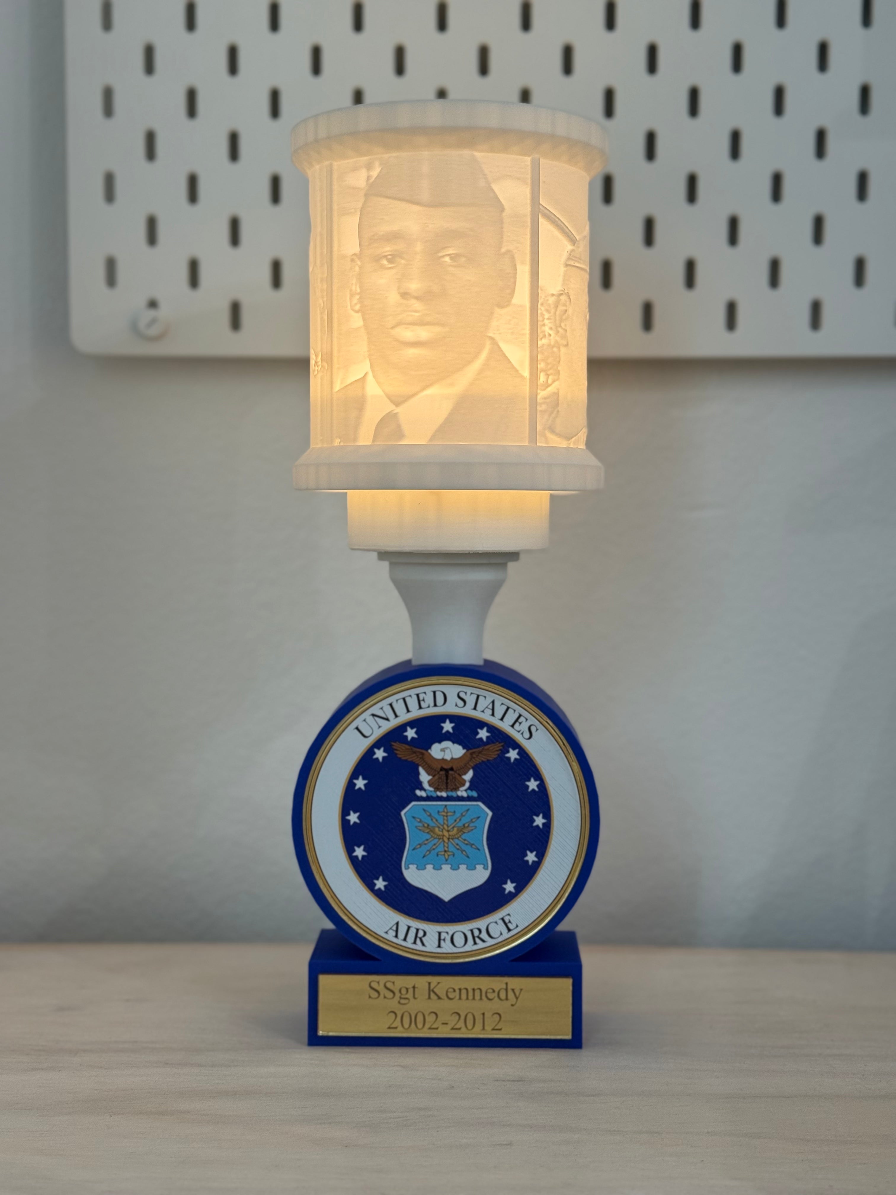Custom 3D Printed Lamp