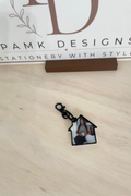 3D Printed Realtor House NFC Keychain With UV Printed Picture