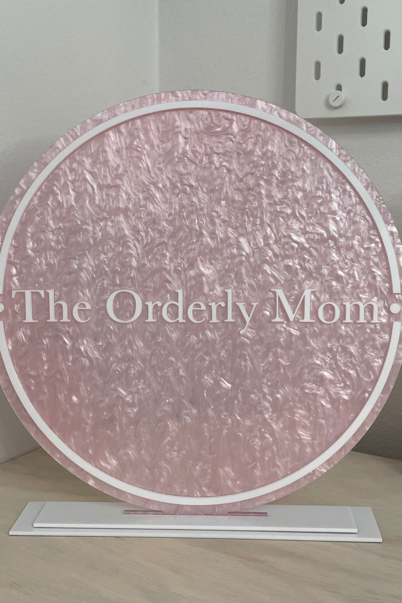 Round Business Sign
