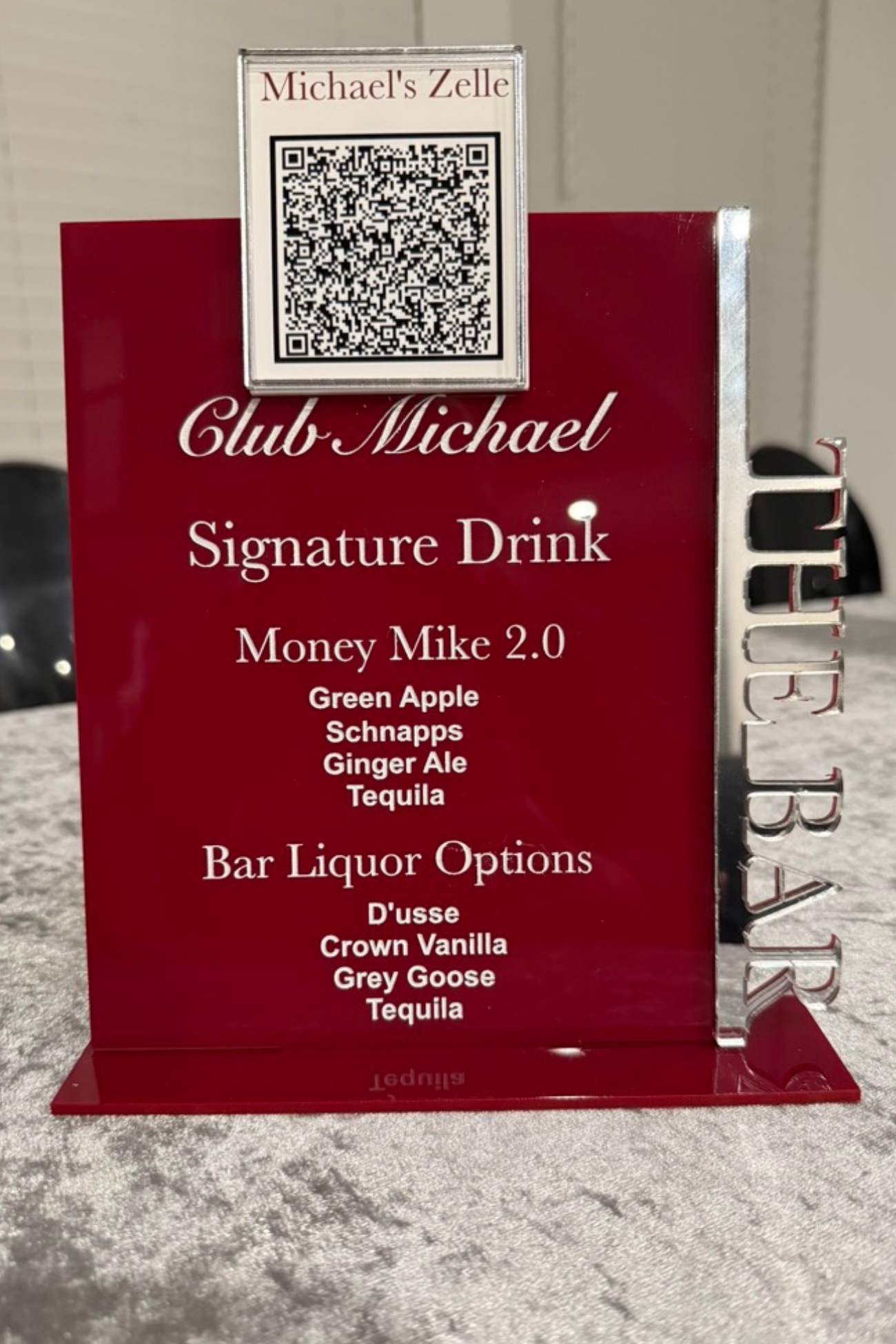 1 Part Bar Sign
