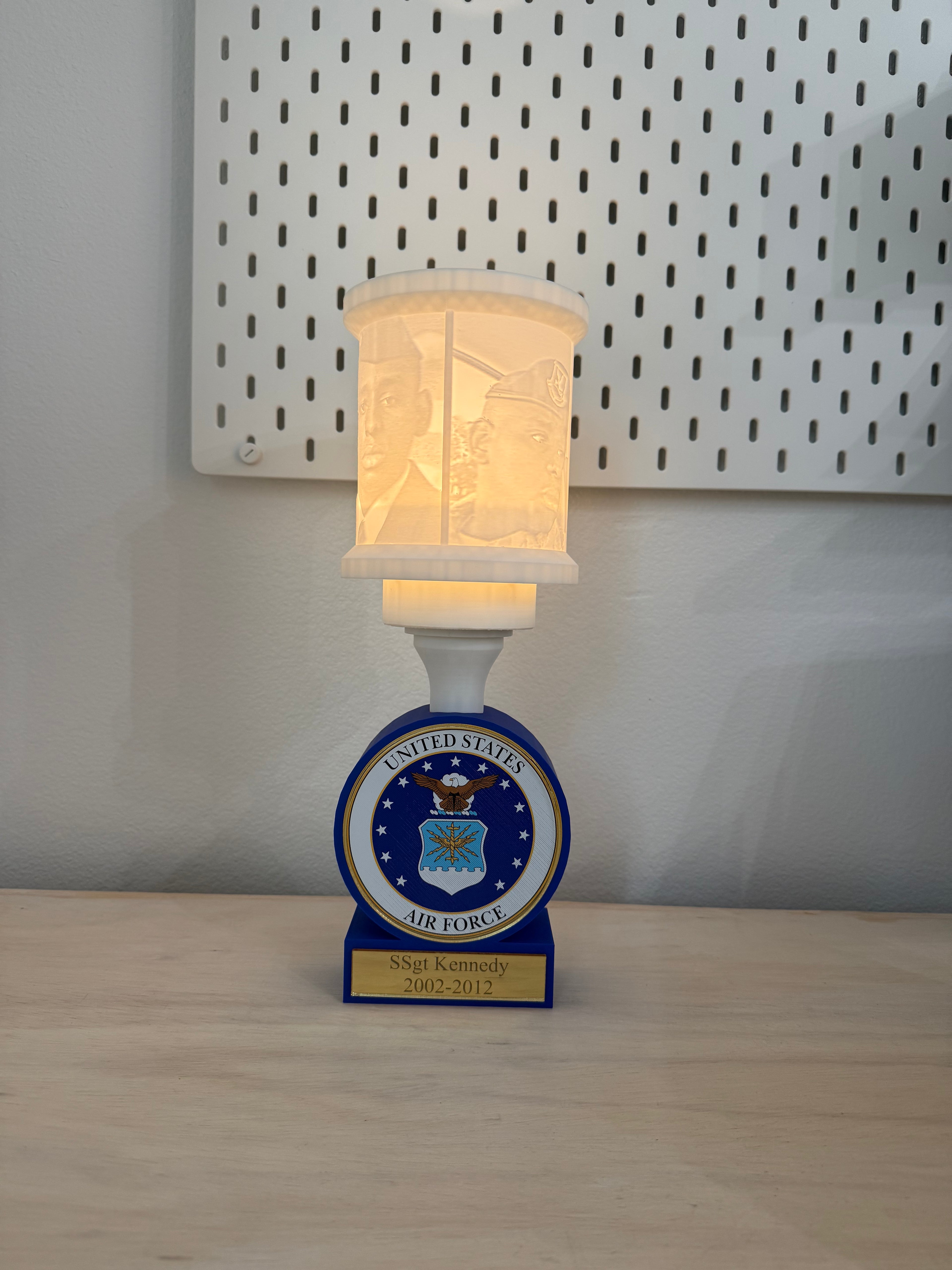 Custom 3D Printed Lamp